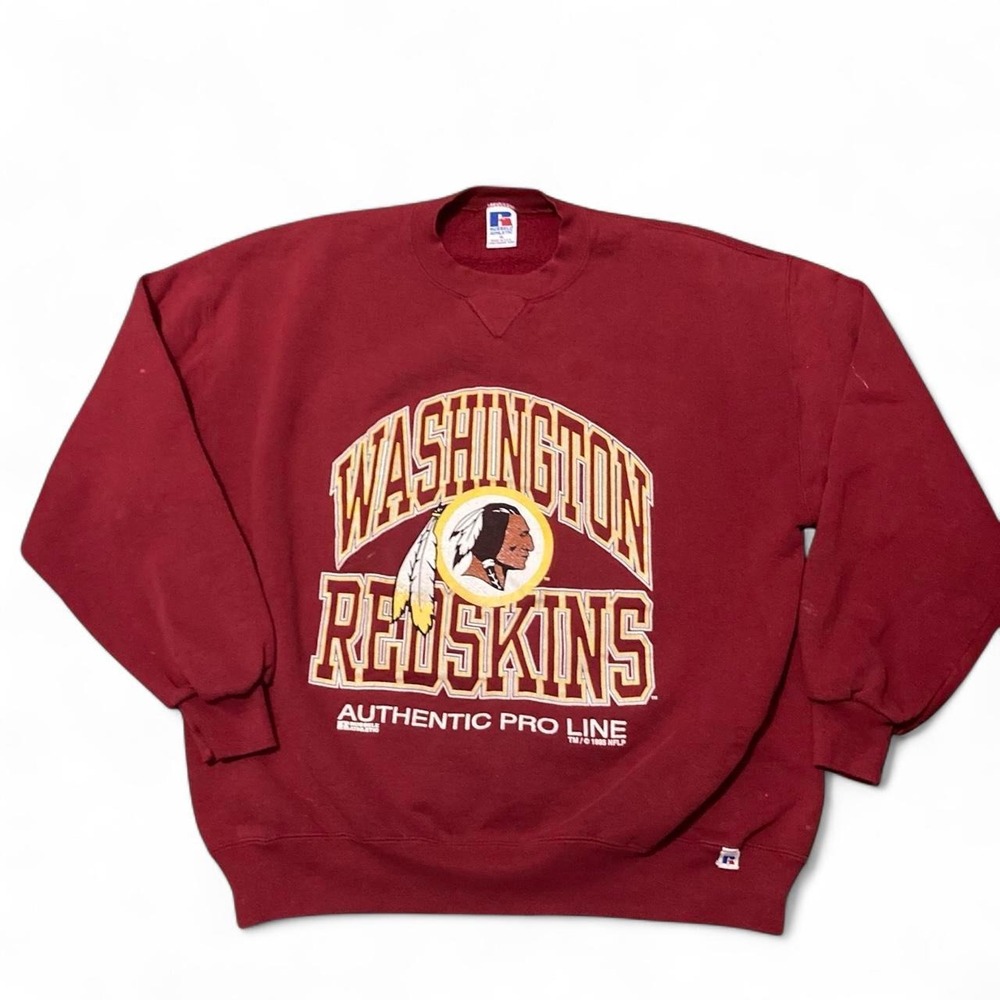 Vintage 90s Russell athletic NFL pro line Washington redskins crewneck XL/23.5